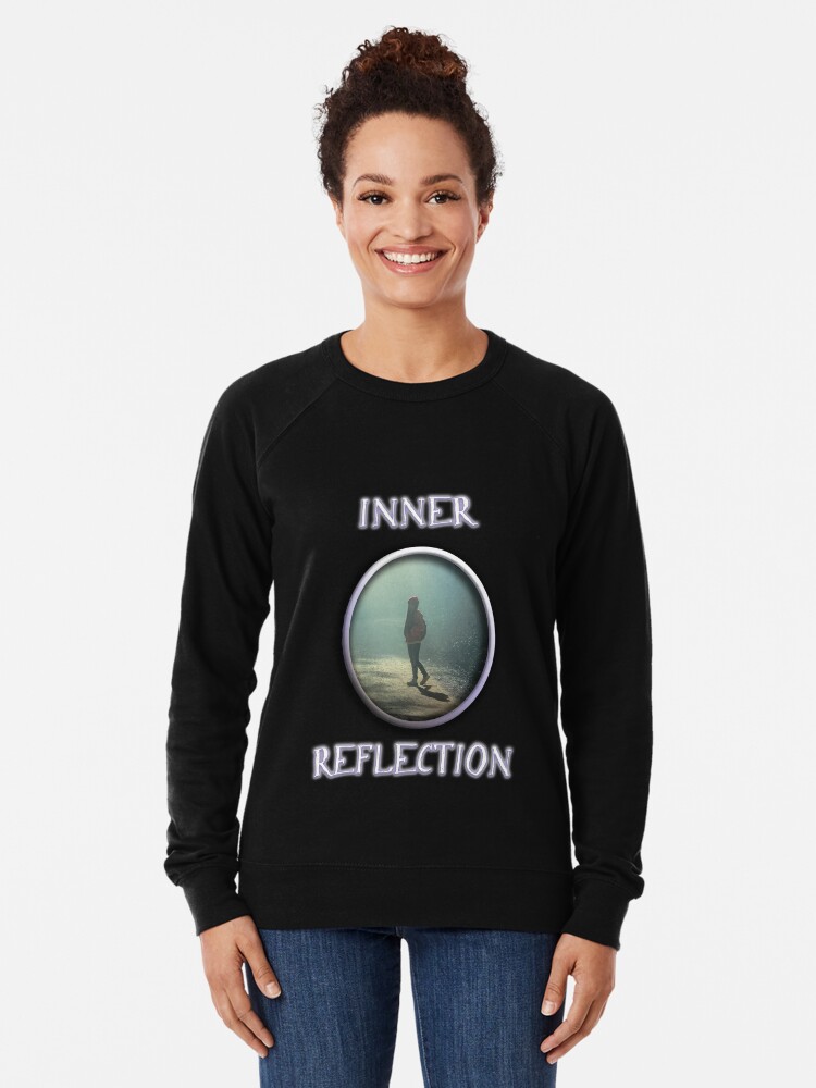 Thumbnail 2 of 5, Lightweight Sweatshirt, Inner Reflection Mirror designed and sold by OuroborusBooks.