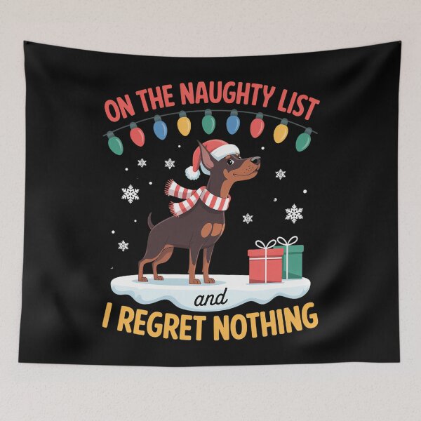 Item preview, Dachshund Santa On The Naughty List Dachshund Christmas designed and sold by tabdejinti.