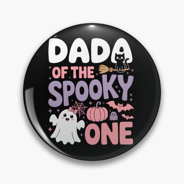 Item preview, Dada Of The Spooky One 1st Birthday Halloween Pink Ghost designed and sold by tabdejinti.