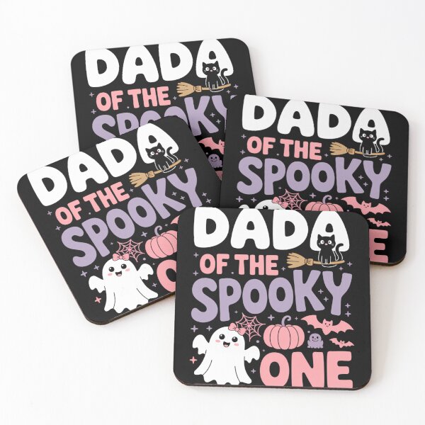 Item preview, Dada Of The Spooky One 1st Birthday Halloween Pink Ghost designed and sold by tabdejinti.