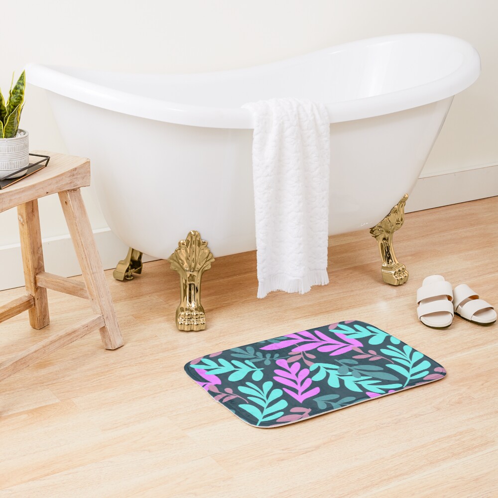 Item preview, Bath Mat designed and sold by patternarya.