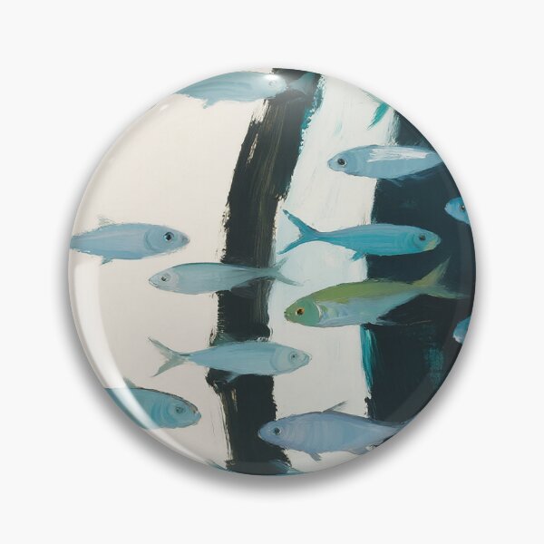 Item preview, Dynamic Blue Fish Crossing Currents designed and sold by zzz888.