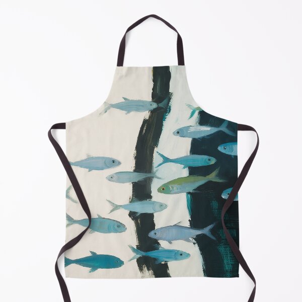 Item preview, Dynamic Blue Fish Crossing Currents designed and sold by zzz888.