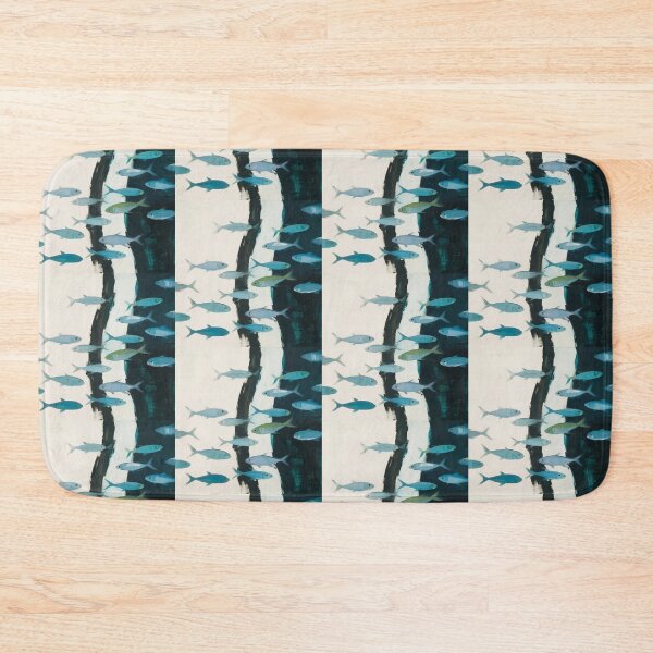 Item preview, Dynamic Blue Fish Crossing Currents designed and sold by zzz888.