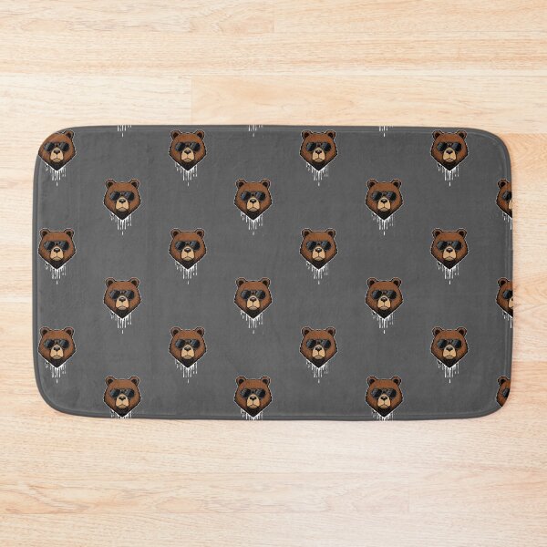 Item preview, Cartoon Bear Head with Sunglasses – Graffiti Style Serious Expression designed and sold by PixelVibe782.