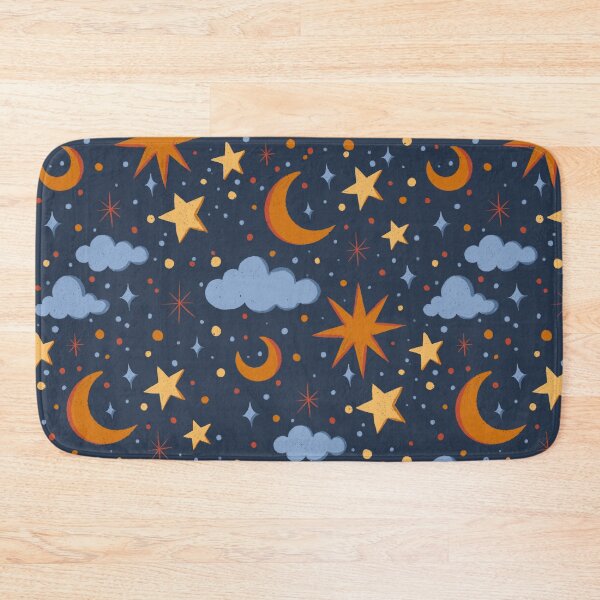 Item preview, Cute Sky with stars and clouds designed and sold by patternarya.