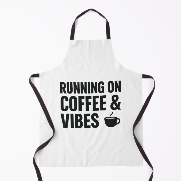 Item preview, Running on Coffee & Vibes – Funny Coffee Lover Design designed and sold by MiLaKK.