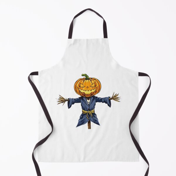 Item preview, A spooky Halloween scarecrow with a glowing pumpkin head,  scary scarecrow with pumpkin head wearing coat, Spooky scarecrow with pumpkin head for Halloween designs and eerie autumn projects designed and sold by Danler.