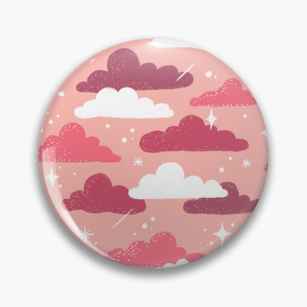 Item preview, Cute Pink Clouds Pattern  designed and sold by patternarya.