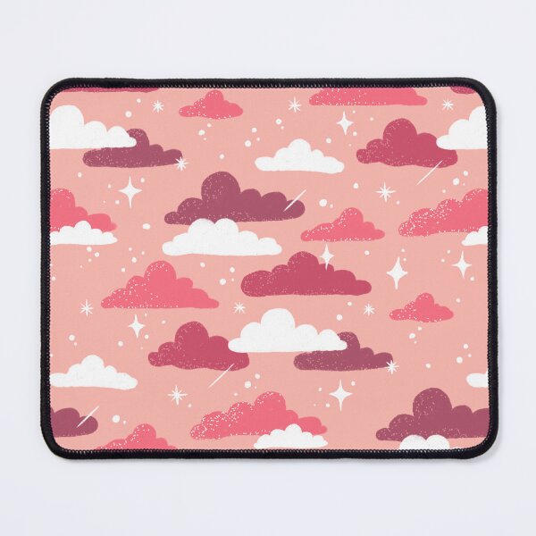 Item preview, Cute Pink Clouds Pattern  designed and sold by patternarya.