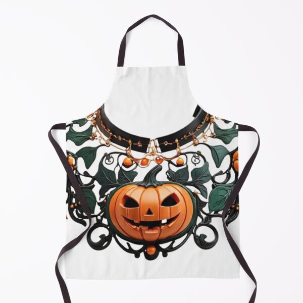 Item preview, Pumpkin Collar – Halloween Statement Necklace designed and sold by Antik by Schulz.
