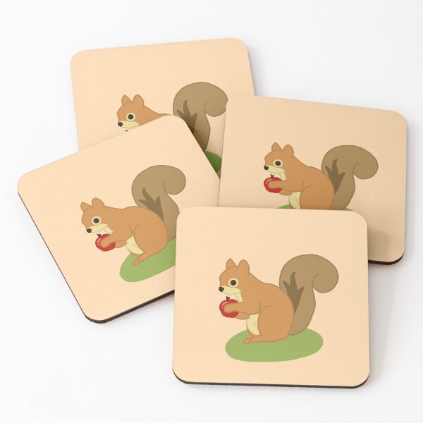 Item preview, Squirrel with Apple designed and sold by LoliteDesigns.