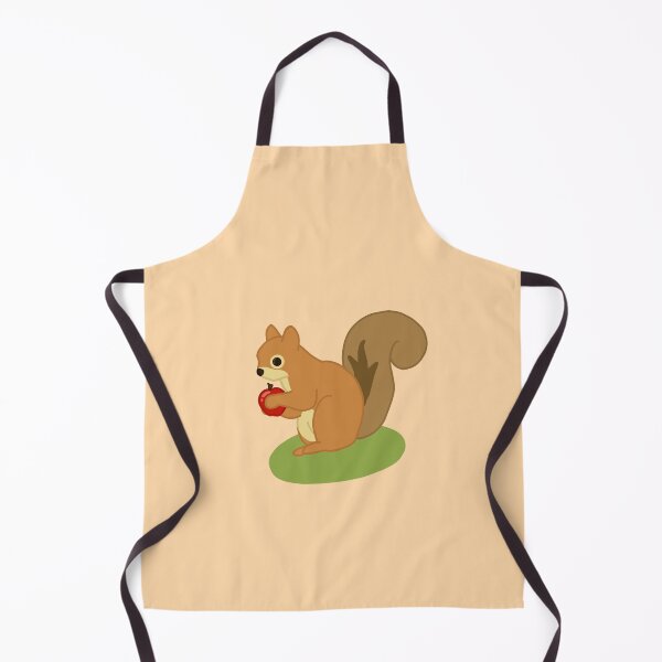 Item preview, Squirrel with Apple designed and sold by LoliteDesigns.