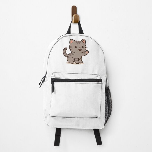 Item preview, Cute Waving Kitten Kawai Kitty– Adorable Cat Illustration for Stickers, T-Shirts, Mugs & Phone Cases designed and sold by ArtDripFashion.