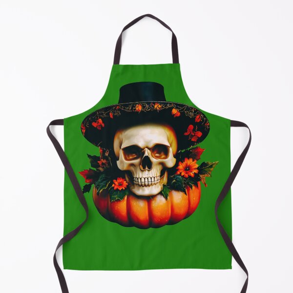 Item preview, Skull in a Pumpkin Hat designed and sold by Zofia Sosnecka.