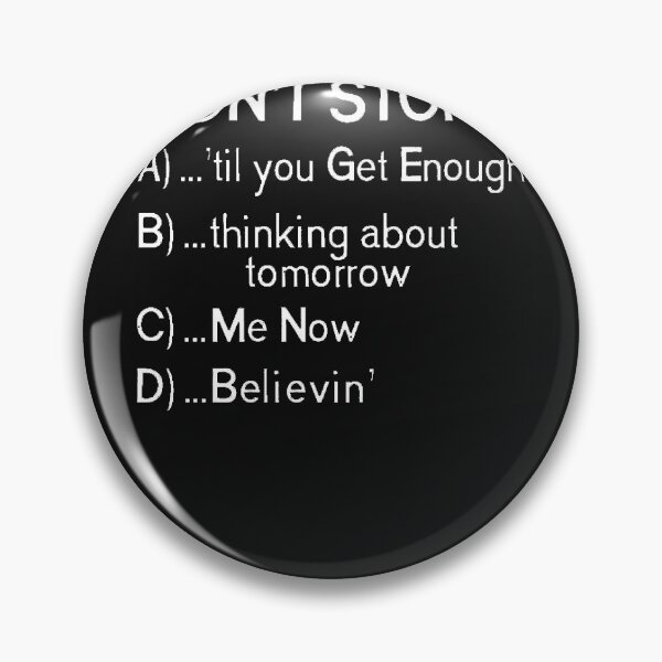 Item preview, Don'T-Stop...-80S-Songs-Multiple-Choice designed and sold by inxlloboss.