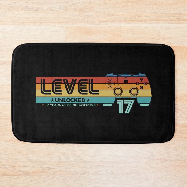 Item preview, Level 17 Unlocked - 17 years old - 17th Birthday Gamer designed and sold by NH2019.