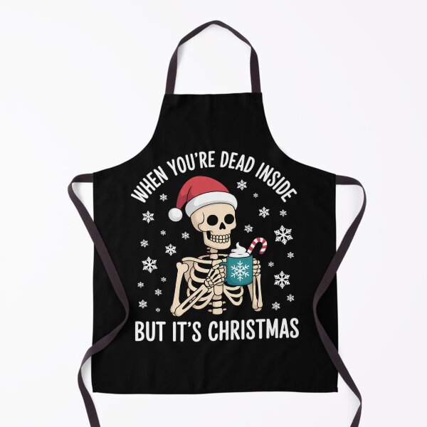 Item preview, Dead Inside But Its Christmas Skeleton Coffee Xmas designed and sold by ticlitule.