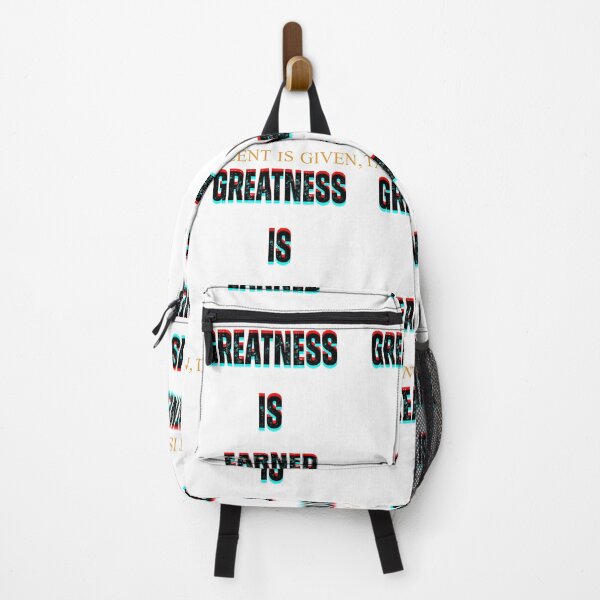 Item preview, Greatness is earned designed and sold by Pop, Culture and Stuff.