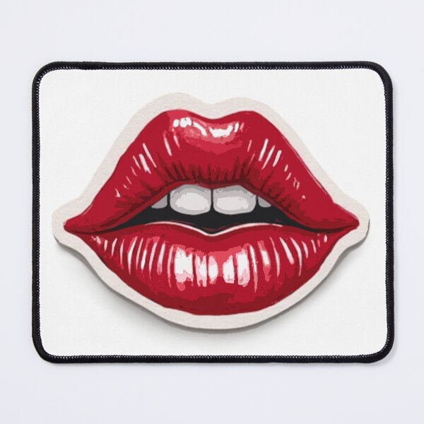 Item preview, Red Lips designed and sold by FarieArt.