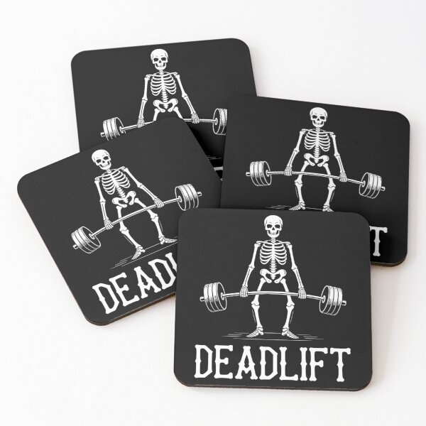 Item preview, DEADLIFT Funny Halloween Skeleton Weight Lifting Workout designed and sold by ticlitule.