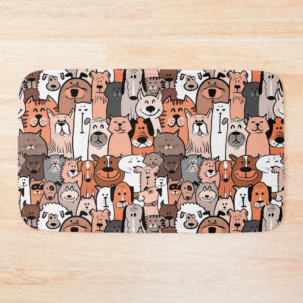 Item preview, Cheerful Cartoon Dog Pattern – Playful and Colorful Design designed and sold by darkskinbender.