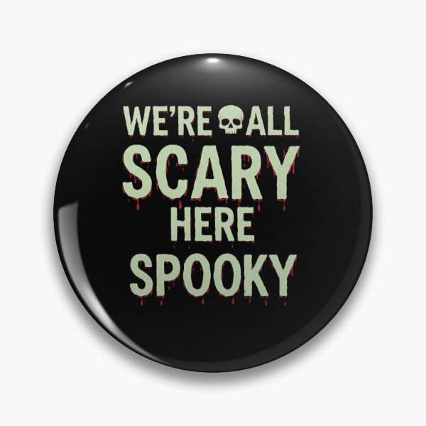 Item preview,  We're All Scary Here | Dripping Ghoul Green Spooky Art Print designed and sold by DMNindustries.