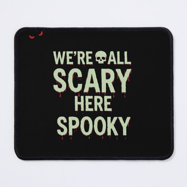 Item preview,  We're All Scary Here | Dripping Ghoul Green Spooky Art Print designed and sold by DMNindustries.
