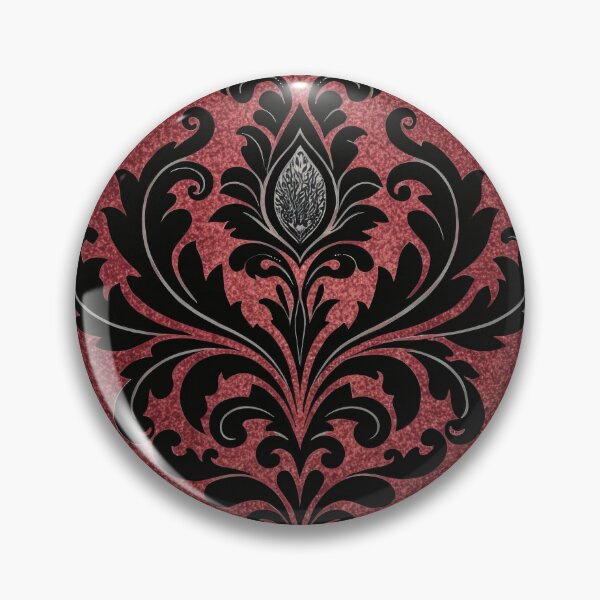 Item preview, Black Velvet Gothic on Red Chenille designed and sold by Eclectic Monkey.