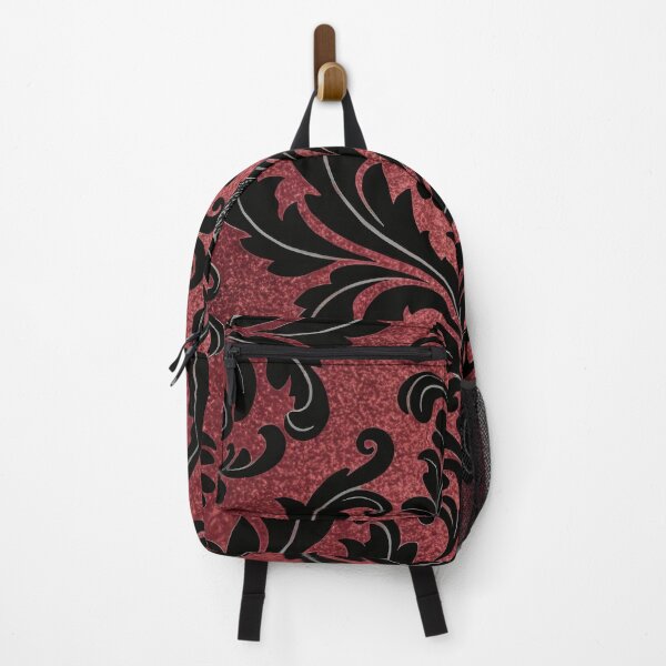Aperçu de l'œuvre Velours noir gothique sur chenille rouge créée et vendue par Eclectic Monkey.