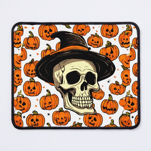 Item preview, Skull in a Pumpkin Hat designed and sold by Zofia Sosnecka.