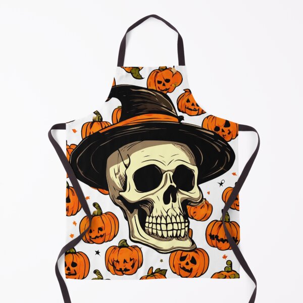 Item preview, Skull in a Pumpkin Hat designed and sold by Zofia Sosnecka.