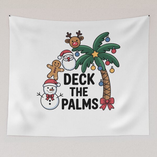 Item preview, Deck The Palm Christmas in July Xmas Men Women Kids designed and sold by ticlitule.