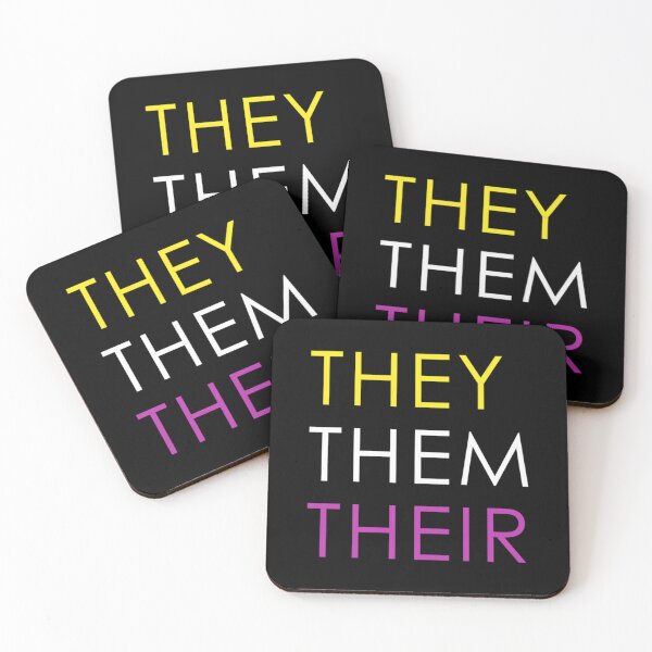 Item preview, They Them Their - Non Binary  Gender Queer Gender Pronouns 	 designed and sold by mkhmpvwzwjd71.