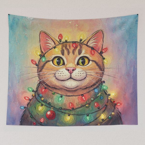 Item preview, Christmas kitten designed and sold by LilithsDesires.