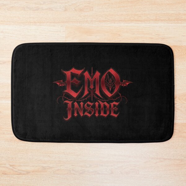 Item preview, Emo Inside | Gothic Metal Font, 2000s Emo & Scene Aesthetic designed and sold by EnigmaticGoth.