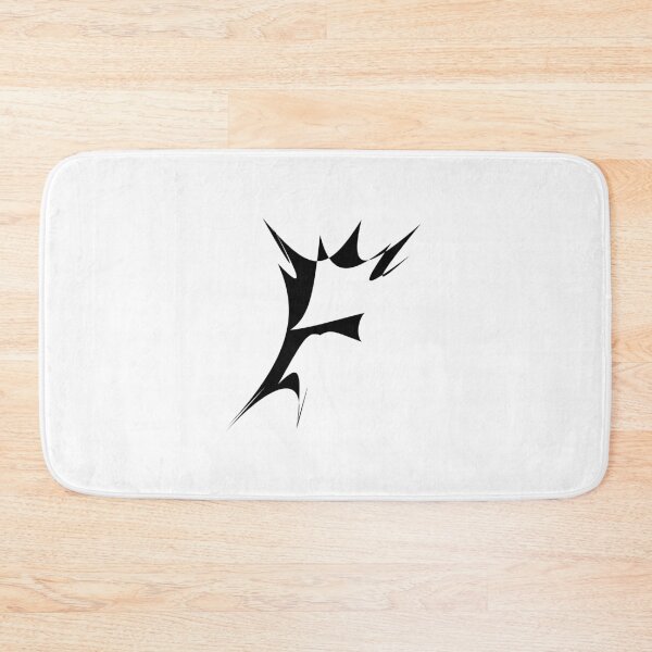 Item preview, Letter F Thorn-Blade Typography — Black Metal designed and sold by uncoXab.