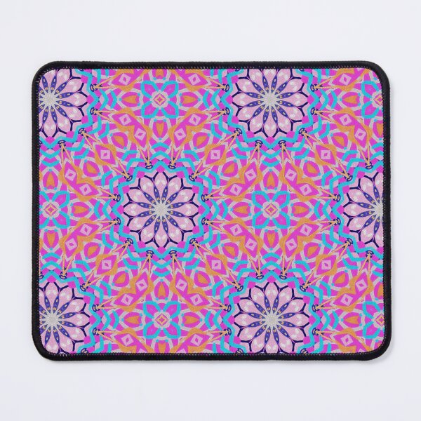 Item preview, Pink , Blue and Orange Geometric Floral designed and sold by patternarya.