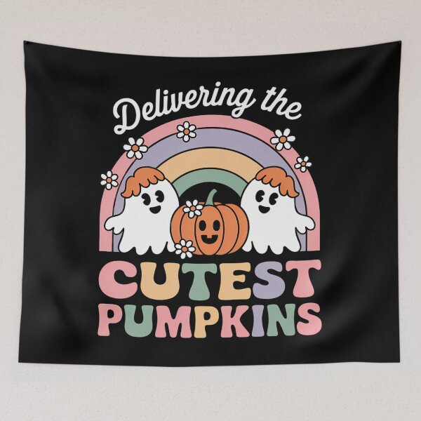 Item preview, Delivering Cutest Pumpkins Ghost Halloween Labor & Delivery designed and sold by BiellaSar.