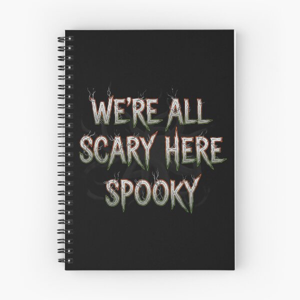 Item preview, We're All Scary Here | Spooky Gothic Art Print designed and sold by DMNindustries.