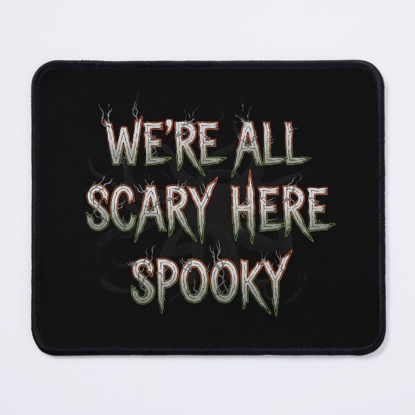 Item preview, We're All Scary Here | Spooky Gothic Art Print designed and sold by DMNindustries.