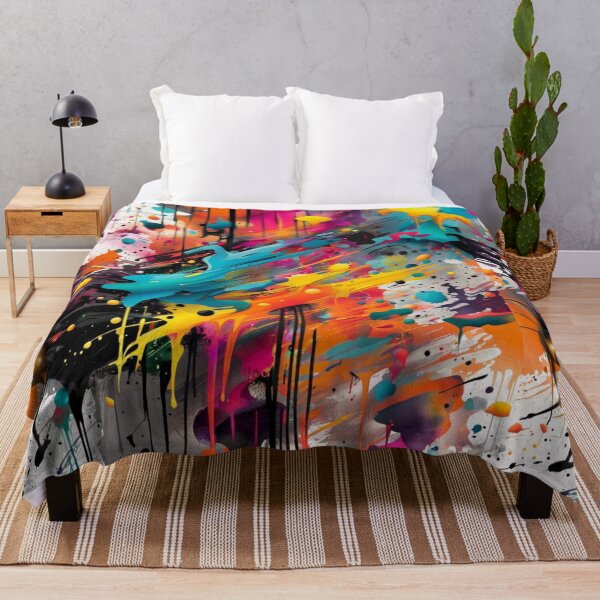 Item preview, Vivid Chaos Splash Graffiti designed and sold by redask2me.