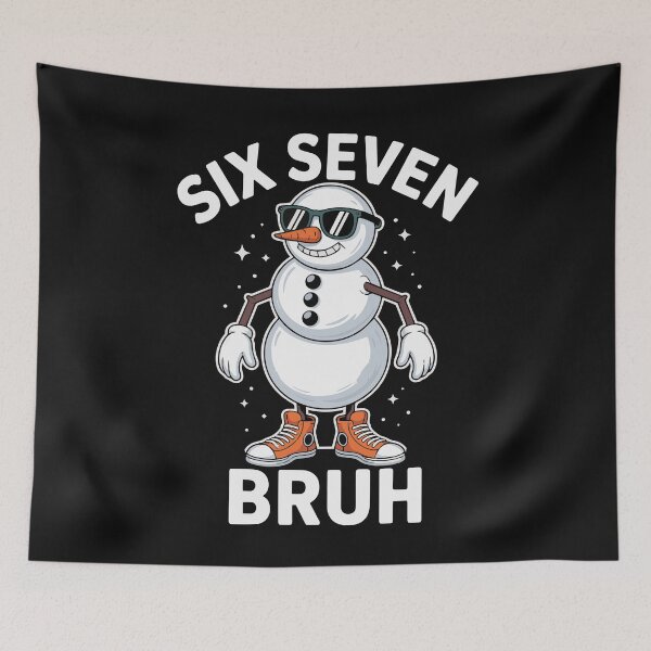 Item preview, 67 Bruh Snowman Christmas 6 7 Six Seven Youth Kids Boys designed and sold by clothesy7.