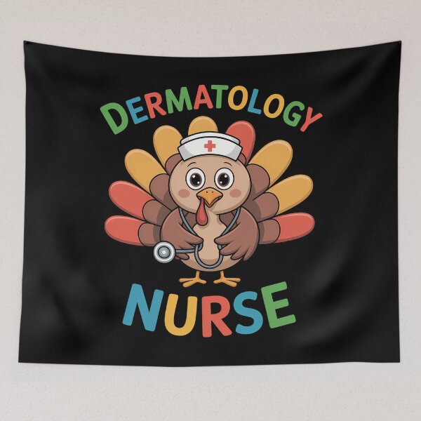 Item preview, Dermatology Nurse Turkey Stethoscope Thanksgiving designed and sold by BiellaSar.