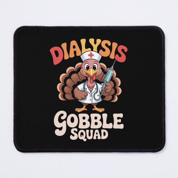 Item preview, Dialysis Nurse Gobble Squad Thanksgiving Hemodialysis designed and sold by BiellaSar.
