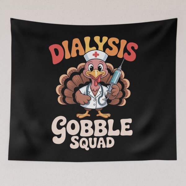Item preview, Dialysis Nurse Gobble Squad Thanksgiving Hemodialysis designed and sold by BiellaSar.