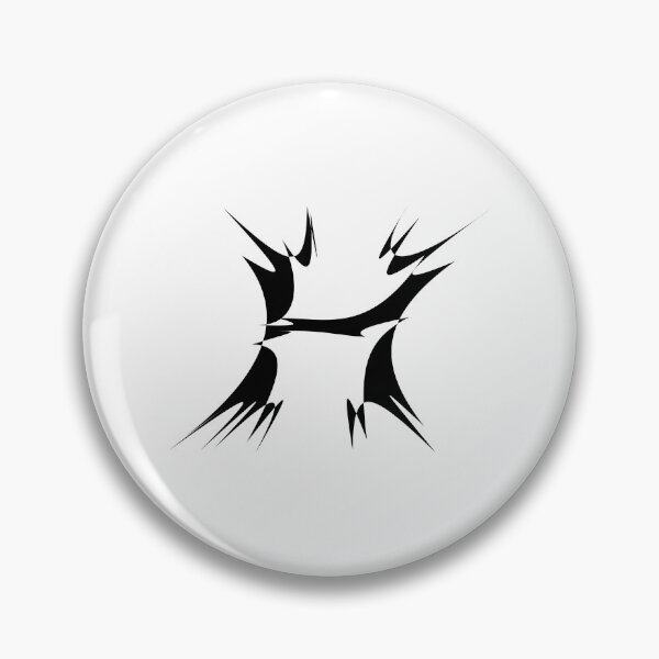 Item preview, Letter H Thorn-Blade Typography — Black Metal designed and sold by uncoXab.