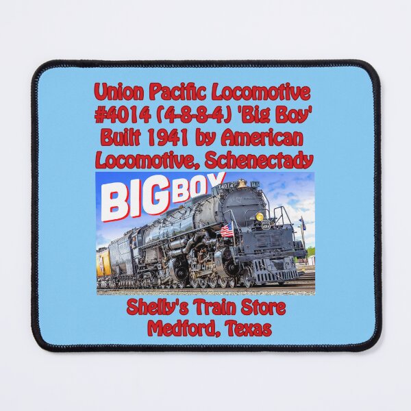 Item preview, Train logo,UP, Union Pacific Locomotive #4014 'Big Boy', Shelly's Train Store,Vintage, Classic,Archaic, Collectible Train Logos,Rail & Railroad Logos,train stickers,magnets,t-shirts,posters designed and sold by MoreEZUSA-Here.