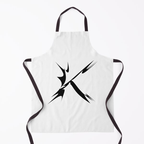 Item preview, Letter K Thorn-Blade Typography — Black Metal designed and sold by uncoXab.