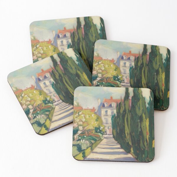 Item preview, French Chateau Pathway  – Impressionist Landscape designed and sold by CARRAANN.